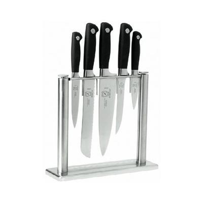 Mercer Tool Genesis Knife Set 6pc. w/ Tempered Glass Block