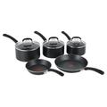 Tefal E857S544 Premium Non-stick Cookware Set with Induction, 5 Pieces - Black