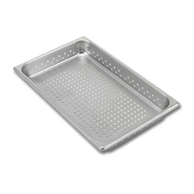 Vollrath 30223 Super Pan V, Food Pan, Stainless, 1/2 Size Perforated, 2.5" Deep