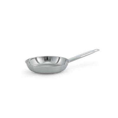 Vollrath 9.4 Fry Pan - Plain Finish, Aluminum Bottom, 18-ga Stainless
