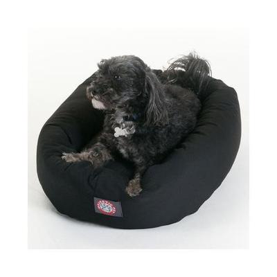 24 Black Bagel Bed By Majestic Pet Products