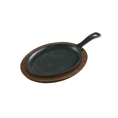 Lodge Oval Cast Iron Serving Griddle, 15.25x7.5-in