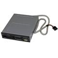 StarTech.com Interner USB 2.0 Kartenleser 3,5" (8,9cm) - 22-in-1 Front Panel Card Reader - Multi Speicherkartenleser für SD / CF / MMC