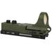 C-MORE Railway Red Dot Sight w/Click Switch Olive Drab Green 12 MOA CRWOD-12