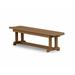 POLYWOOD® Park 72" Harvester Backless Outdoor Bench Plastic in Brown | 17 H x 70 W x 14.5 D in | Wayfair PBB72TE