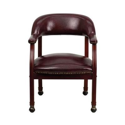 Flash Furniture Luxurious Conference Chair, Oxblood