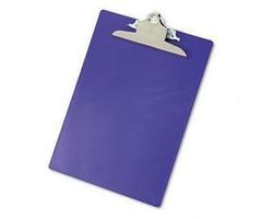 Saunders 8.5 x 12 in. Clipboard - Purple