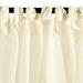Linen Sheer Tie Top Drapery Panel - Ivory, 54"W x 84"L - Ballard Designs