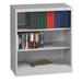 Tennsco Corp. 43" H x 36" W Steel Standard Bookcase in Gray | 43 H x 36 W x 18 D in | Wayfair BC18-42LGY