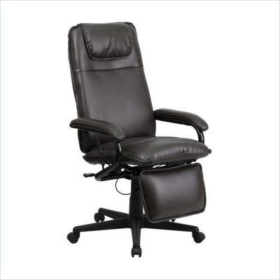 High Back Brown Leather Executive Reclining Office Chair - BT-70172-BN-GG