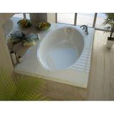 Spa Escapes Bermuda 70.5" x 41.37" Drop In Soaking Bathtub Acrylic | 23 H x 70.5 W in | Wayfair WF4272V