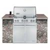 Weber Summit S-460 Natural Gas, Stainless Steel Built-In Stainless Steel in Gray/White | 50.5 H x 34 W x 31 D in | Wayfair 7260001