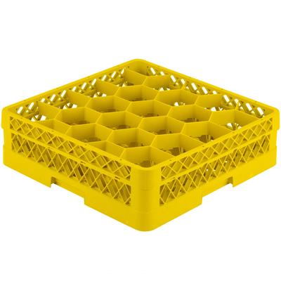 Vollrath TR11G Traex® Rack Max Full-Size Yellow 20-Compartment 4 13/16" Glass Rack