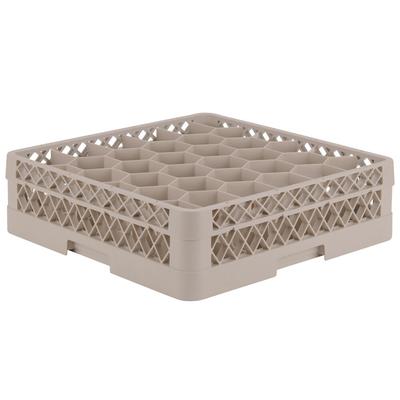 Vollrath TR12H Traex® Rack Max Full-Size Beige 30-Compartment 4 13/16" Glass Rack