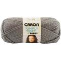 Caron Simply Soft Party 4 Medium Acrylic Yarn Platinum Sparkle 3oz/85g 164 Yards