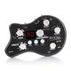 Rocktile GP-10 Gitarren Multieffekt Gerät/Kopfhörer-Verstärker Amp (8-Effekttypen und Drum-Loop Player mit 40 Rhythmen, Gürtelclip, Stromversorgung per Netzteil/Batterien)