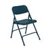 National Public Seating 200 Series Industrial Folding Chair (Set of 4) 200/240 Series Color: Blue