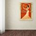 Trademark Fine Art Apple 'Pneu Hutchinson' Vintage Advertisement on Canvas on Wrapped Canvas Canvas | 19 H x 14 W x 2 D in | Wayfair