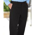 Blair John Blair Signature Adjust-A-Band Relaxed-Fit Gabardine Dress Pants - Black - 48 - Medium