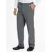 Blair Men's John Blair Signature Adjust-A-Band Relaxed-Fit Gabardine Dress Pants - Grey - 42