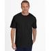 Blair John Blair Everyday Jersey Knit Short-Sleeve Two-Pocket Tee - Black - 4XL