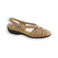 Blair Women's “Rina” Fisherman Slingbacks by Classique® - Tan - 7.5 - Womens