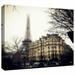 ArtWall 'Paris' by John Black Photographic Print on Wrapped Canvas 36.0 H x 36.0 W x 2.0 D in whiteCanvas in Brown;white | 36" H x 36" W | Wayfair