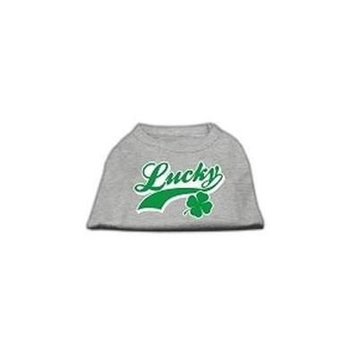 Lucky Swoosh Dog Shirt - Gray - Medium