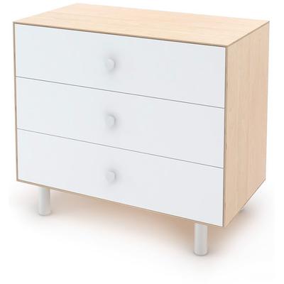 Oeuf 3 Drawer Dresser - Classic - White/Birch