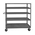 Durham Manufacturing Rolling Service Stock Utility Cart Metal in Gray | 60 H x 30 W x 60 D in | Wayfair RSC-3060-5-3K-95