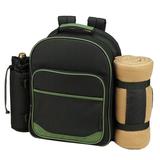 Picnic at Ascot Trellis Insulated Picnic Backpack in Black | Wayfair 080X-TG