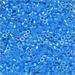 Miyuki Delica Seed Beads 11/0 - Light Blue AB Lined DB076 7.2 Grams