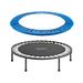Machrus Upper Bounce Spring Pad Safety Cover - For Foldable Round Mini Rebounder Trampolines, Steel in White | 0.5 H x 36 W x 36 D in | Wayfair