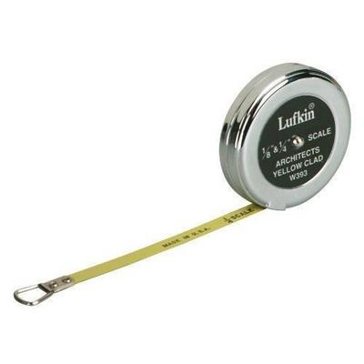 Lufkin 1/4 in. x 5 ft. Architect Foot Pocket Scale Tape W393