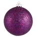 Vickerman 35339 - 10" Plum Sequin Ball Christmas Tree Ornament (N592526DQ)