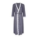 Radiance Dresssing Gown (Maternity & Breastfeeding) in Dove Grey (Small (UK 8))