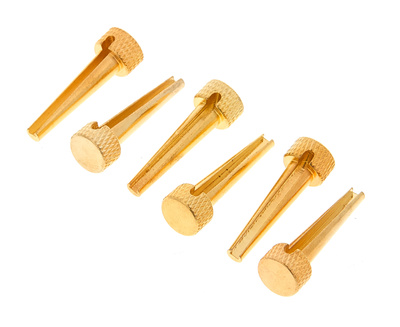 dAndrea Bridge Pins Solid Brass Flat