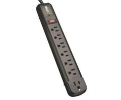 Tripp Lite Protect It Tlp74rb Surge Suppressor Ac 120 V 1.8 Kw 7 Output Connector(S)