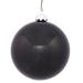 Vickerman 34800 - 2.75" Black Shiny Ball Christmas Tree Ornament (12 pack) (N590717DSV)