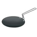 Futura Hard Anodised Concave Tava Griddle w/ Steel Handle Hard-Anodized Aluminum in Gray | 3.5 H in | Wayfair L52