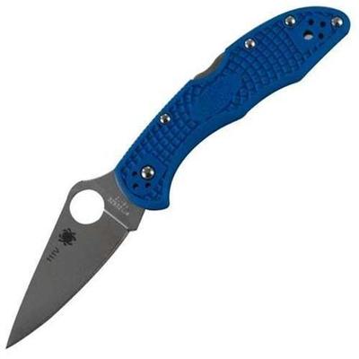 Spyderco Delica 4 Flat Ground Plain Edge Lightweight FRN Knife
