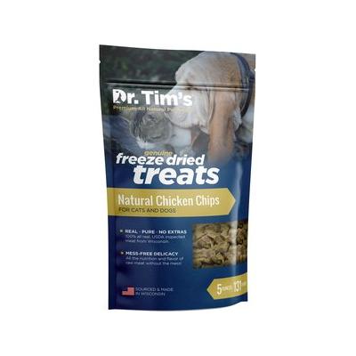 Dr. Tim's Natural Chicken Chips Genuine Freeze-Dried Dog & Cat Treats, 5-oz bag