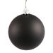 Vickerman 34932 - 4" Black Matte Ball Christmas Tree Ornament (6 pack) (N591017DMV)