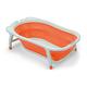 Foppapedretti Soffietto Baby-Badewanne, für Babys von der Geburt bis 15 kg, 23 x 46 x 81 cm, 2 kg, Orange