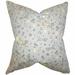 The Pillow Collection Laras Floral Cotton Throw Pillow Polyester/Polyfill/Cotton | 18 H x 18 W x 5 D in | Wayfair P18-PP-FOXY-CAMBRIDGE-NATURAL-
