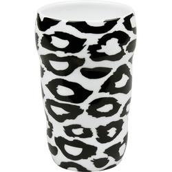 Konitz Leopard Double Walled Coffee Mug Set of 2 Porcelain/Ceramic in Black/Brown/White | 5.2 H in | Wayfair 097031190657