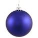 Vickerman 35442 - 12" Cobalt Matte Ball Christmas Tree Ornament (N593022DMV)