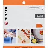 Singer Peel N Stick Sheets 5 X5 6/Pkg-Clear