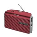 Grundig Music 60, empfangsstarkes Radio im modernen Design, red/silver, One size