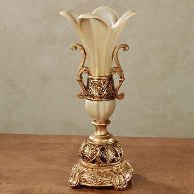 Chalmette Table Vase Gold/Ivory , Gold/Ivory